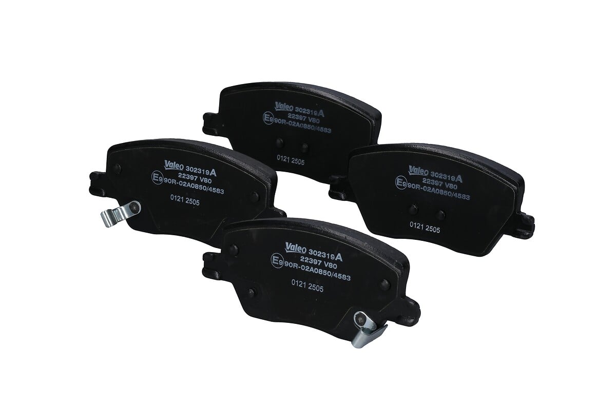 Jeu de 4 plaquettes de frein VALEO ref. 302319A